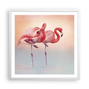 Poszter fekete keretben - A lenyugvó nap színe - 60x60 cm