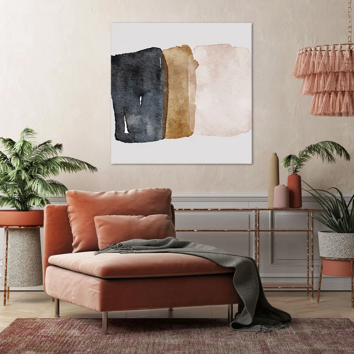 Vászonkép - A föld színeinek kompozíciója - 40x40 cm