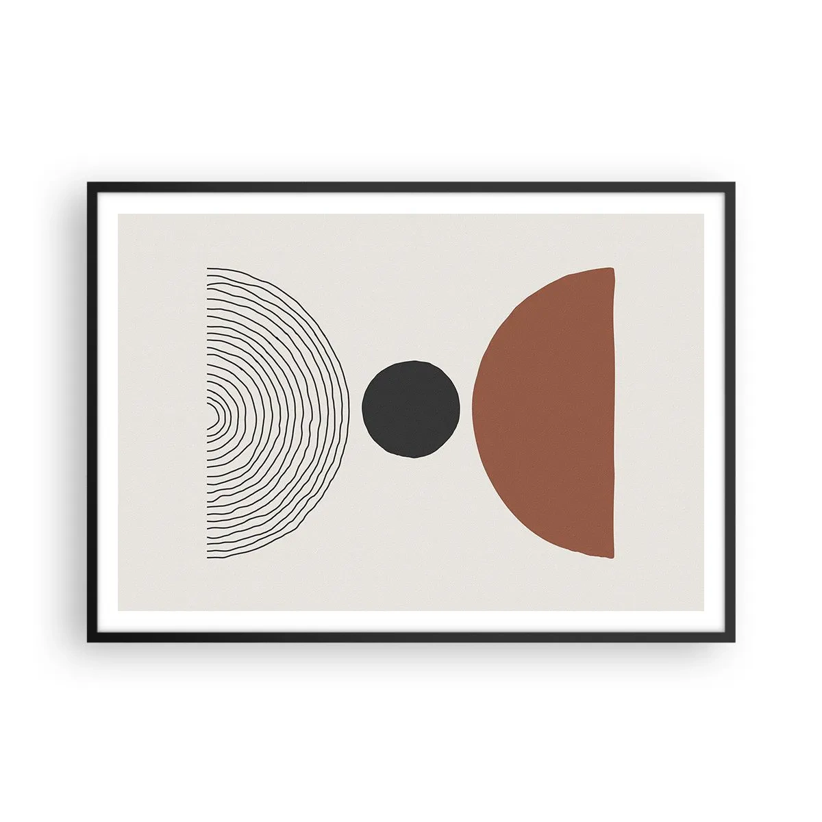 Poszter fehér keretben - A figyelem középpontjában - 100x70 cm