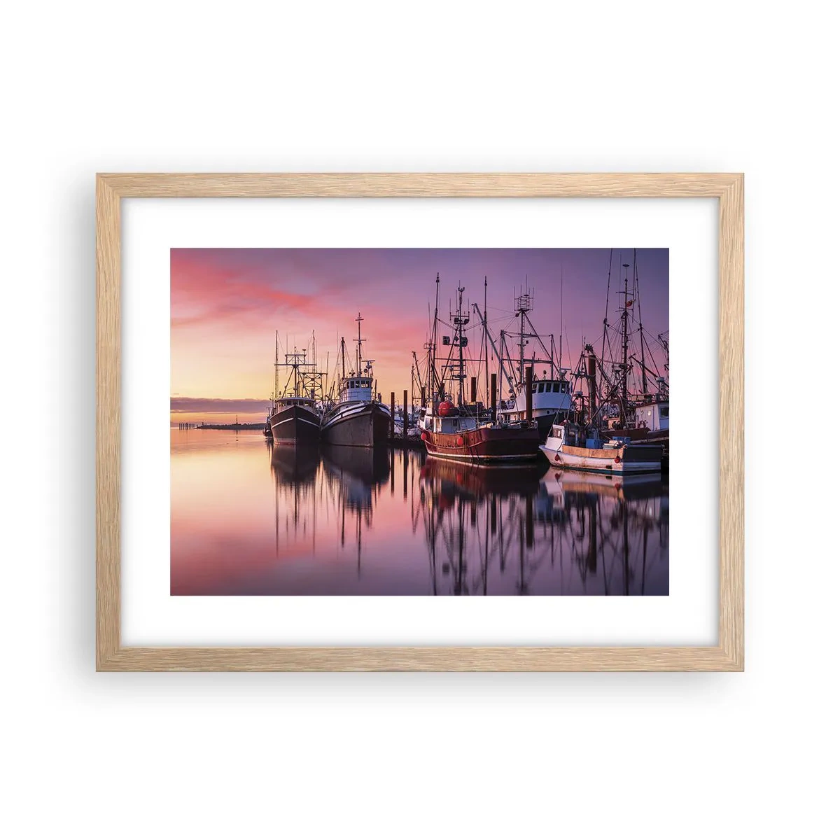 Poszter világos tölgy keretben - Másnap előtt - 40x30 cm