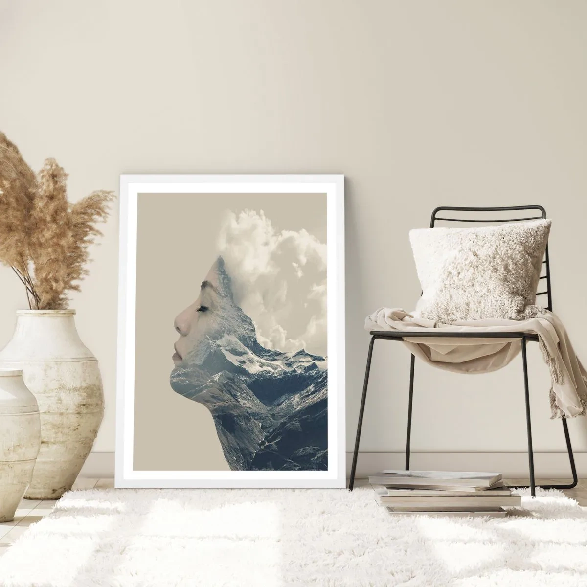 Poszter fekete keretben - Az elemek szépsége - 70x100 cm