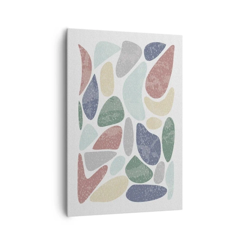 Vászonkép - Mozaik púderes színekből - 70x100 cm