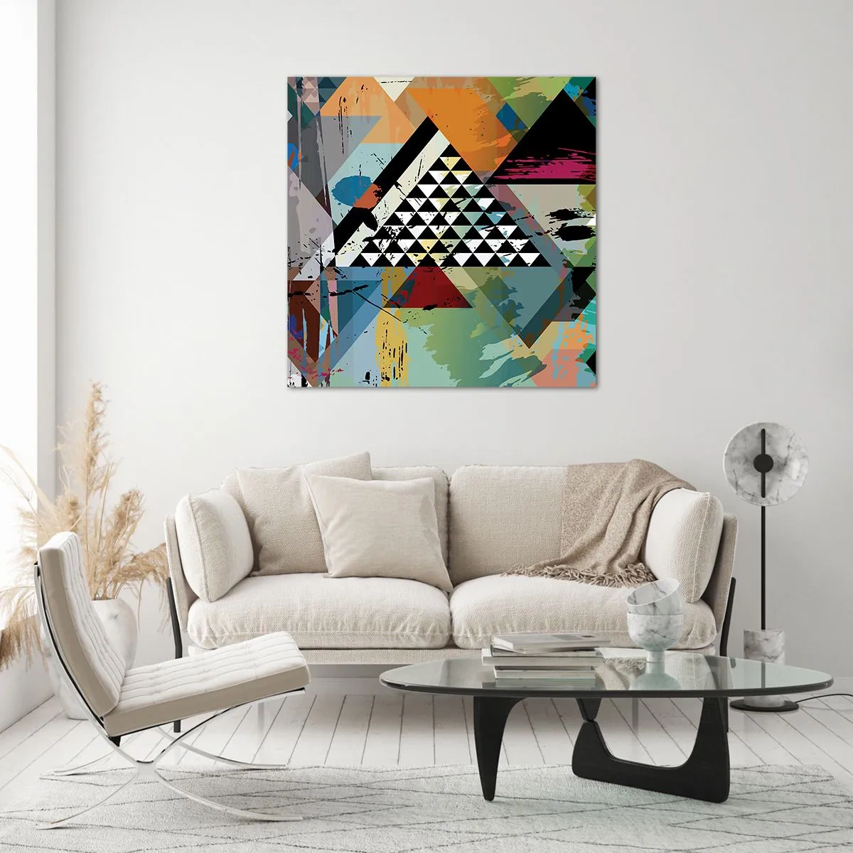 Üveg kép - Milyen egyszerű - 70x70 cm