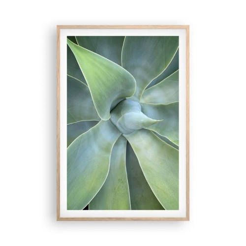 Poszter világos tölgy keretben - A zöld születése - 61x91 cm