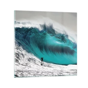 Üveg kép - Kihívás elfogadva - 60x60 cm