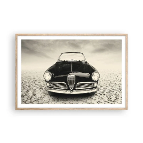 Poszter világos tölgy keretben - És hogy ne szeretnél engem? - 91x61 cm