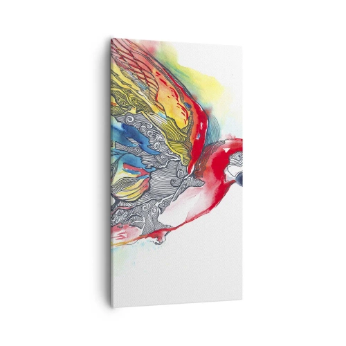 Vászonkép - Élj színesen - 55x100 cm
