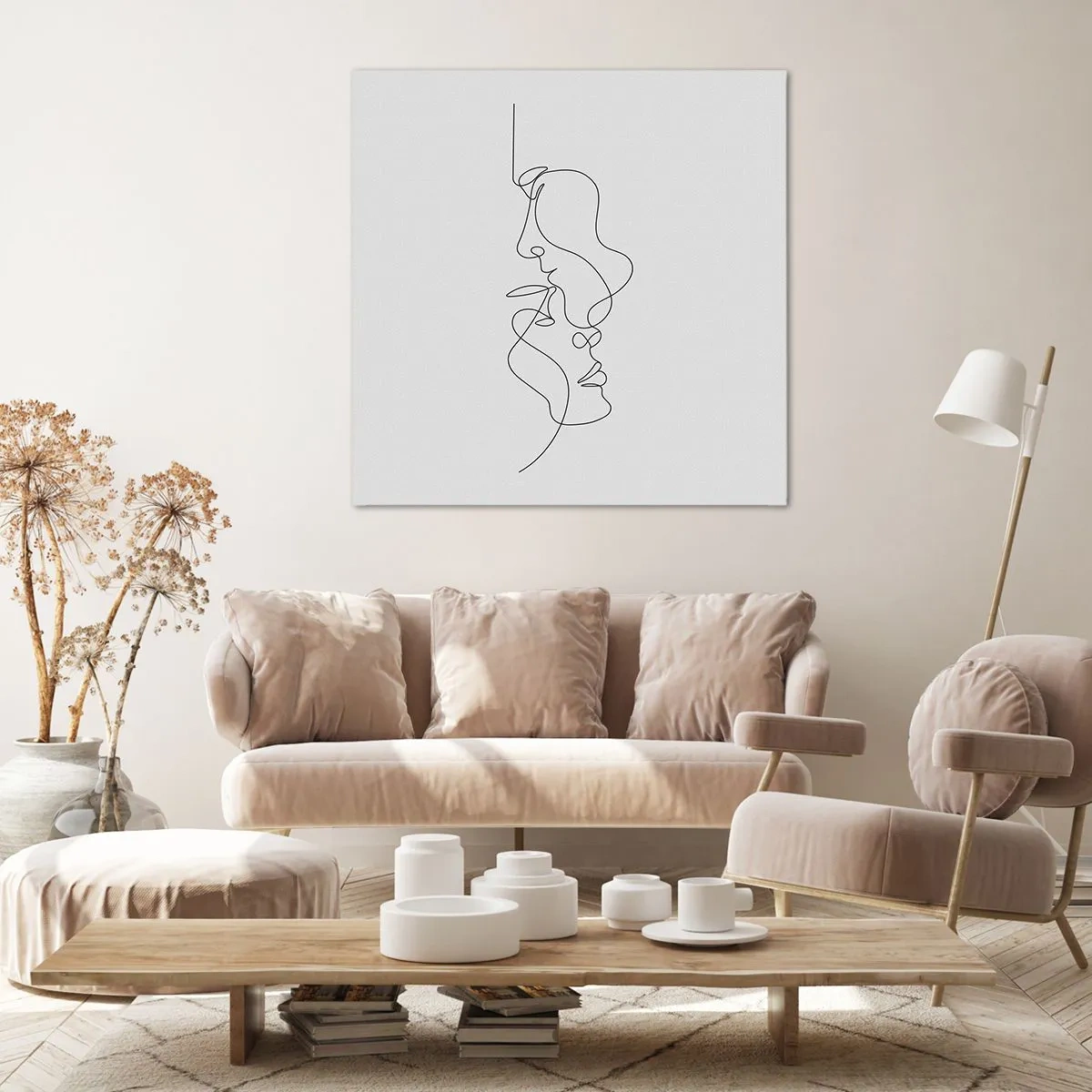 Vászonkép - Gyászos sóvárgás - 70x70 cm