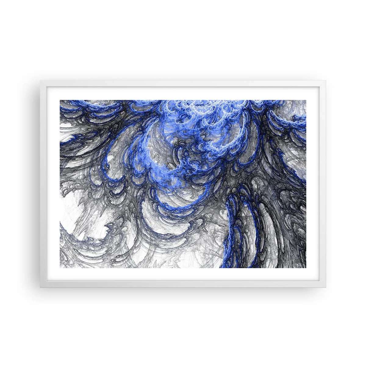 Poszter fekete keretben - Egy hullám születése - 70x50 cm