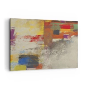 Vászonkép - Színgeometria - 100x70 cm