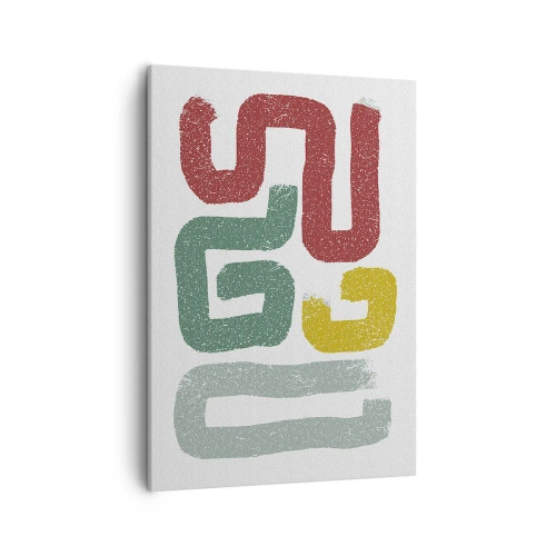 Vászonkép - Egy ismeretlen nyelven - 50x70 cm