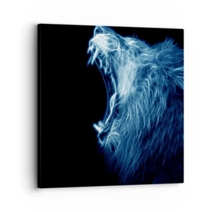 Vászonkép - A király tüzes haragja - 30x30 cm