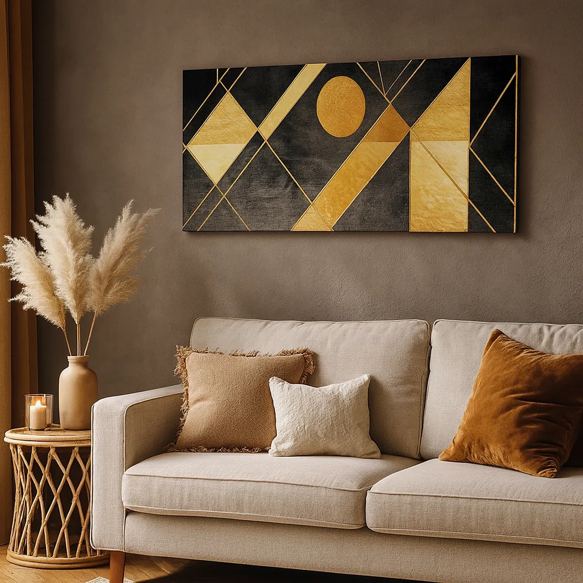 Vászonkép - A sivatag napja - 30x30 cm