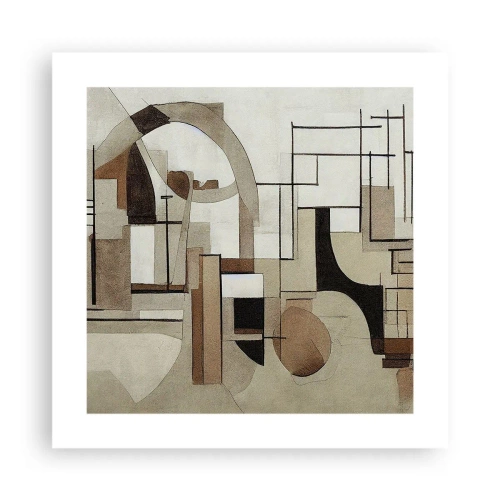 Poszter - Városkép 2.0 - 40x40 cm