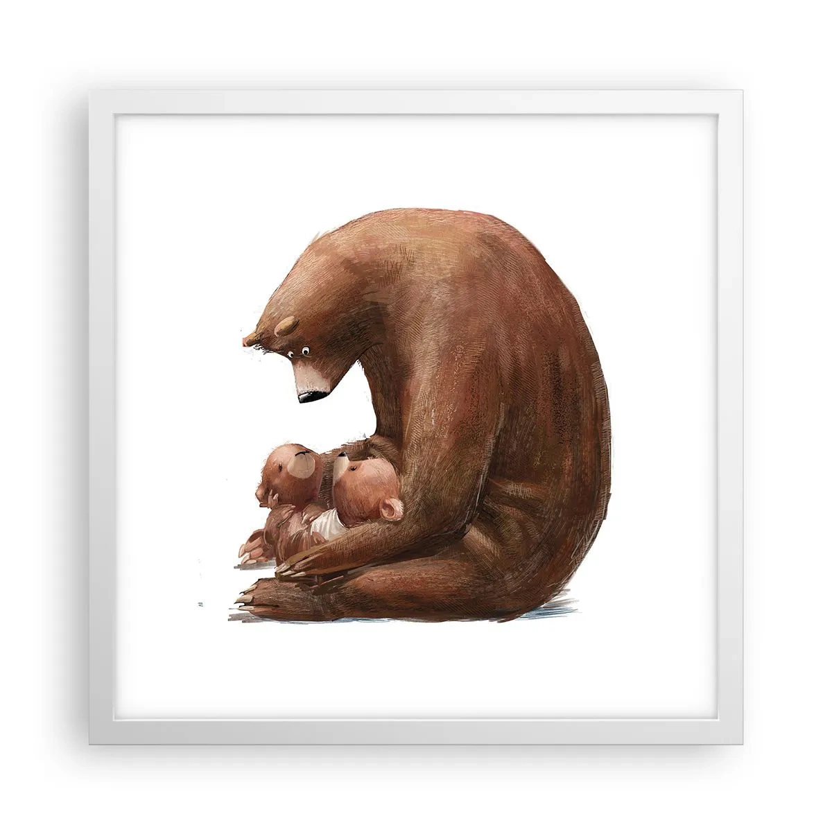 Poszter fekete keretben - Szép álmokat gyerekek - 40x40 cm