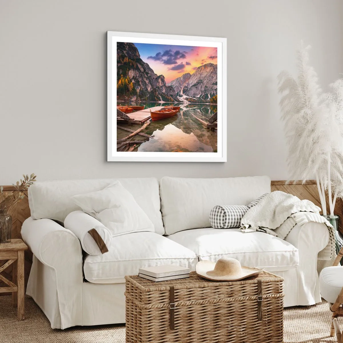 Poszter fekete keretben - A nap ígérete - 60x60 cm