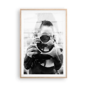 Poszter világos tölgy keretben - Alkotó meg ez eszköze - 61x91 cm