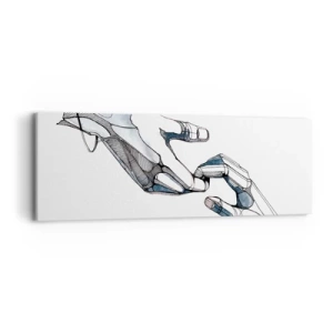 Vászonkép - Szép gesztus - 90x30 cm