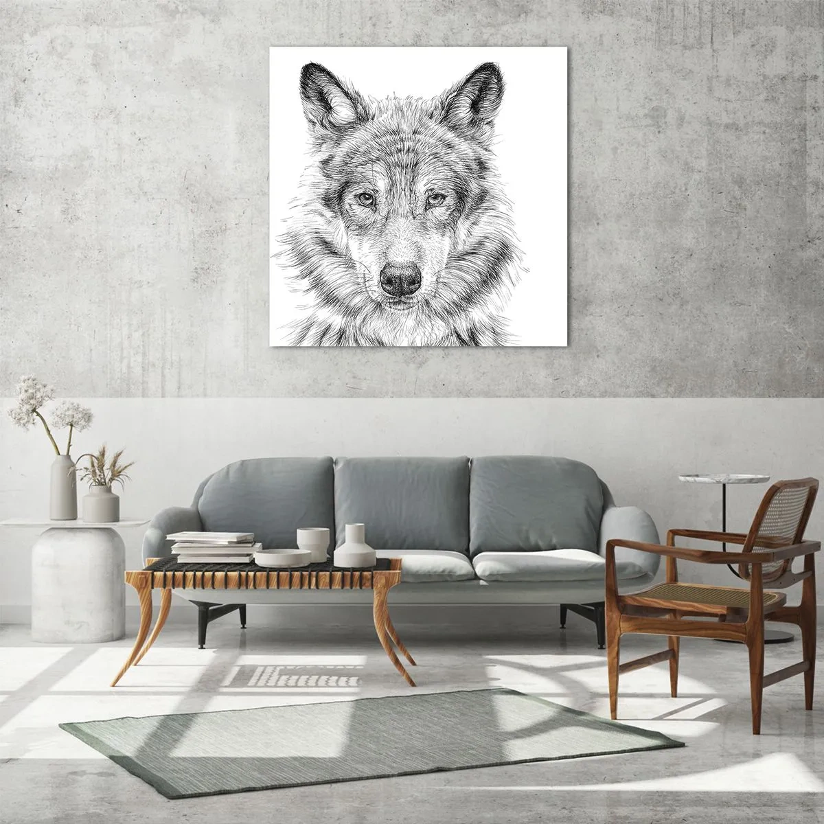 Üveg kép - Született vezető - 30x30 cm