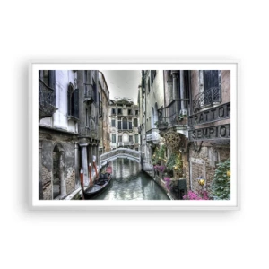 Poszter fekete keretben - Évszázadokon át néma elmélkedésben - 100x70 cm