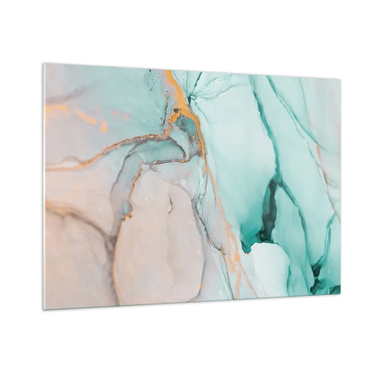 Üveg kép - Formák és színek tánca - 100x70 cm