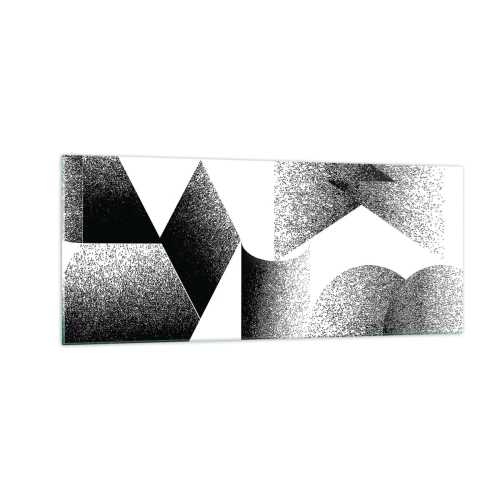 Üveg kép - Szögek és oválisok - 100x40 cm