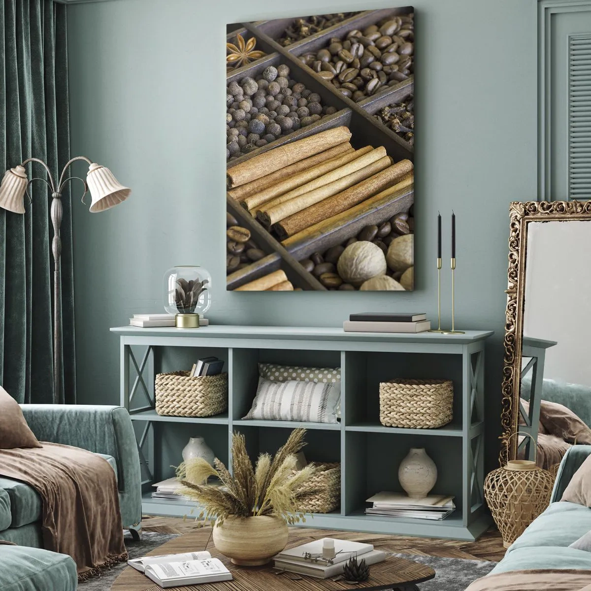 Vászonkép - Az aromák kincsesbányája - 50x70 cm