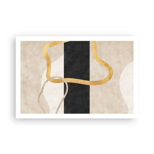 Poszter - Hurkolt formák - 91x61 cm