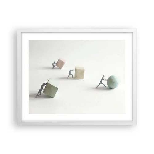 Poszter fekete keretben - Maga az élet - 50x40 cm