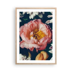 Poszter világos tölgy keretben - Barokk pompával - 50x70 cm