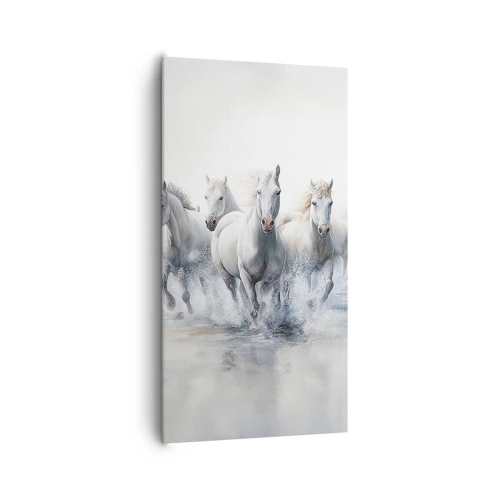 Vászonkép - Fehér varázslat - 65x120 cm