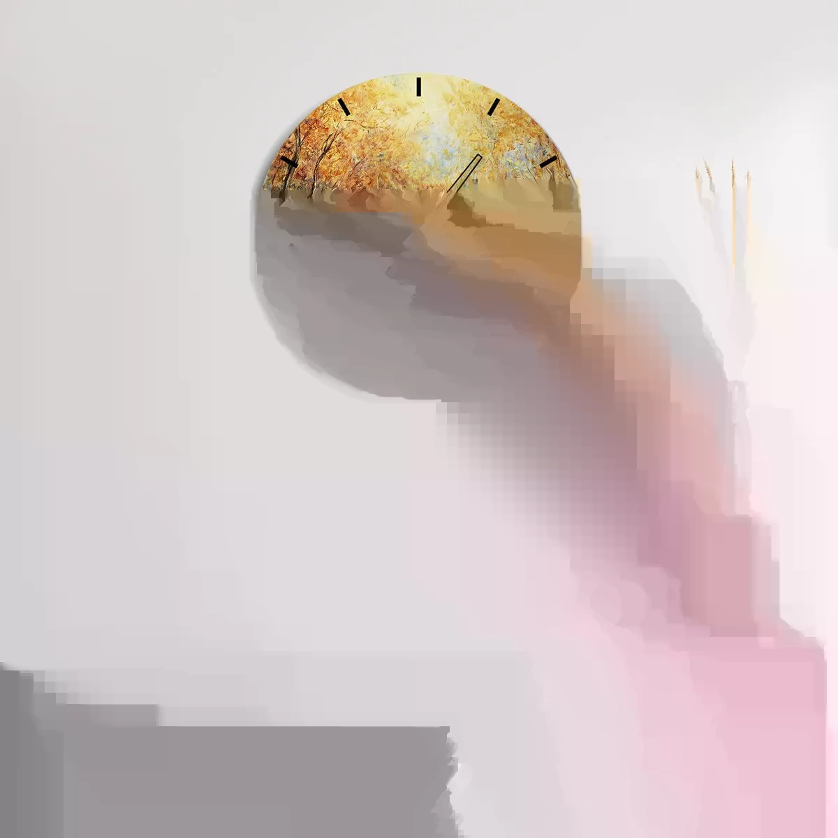 Falióra, Óra - Az Arany Patak - 40x40 cm