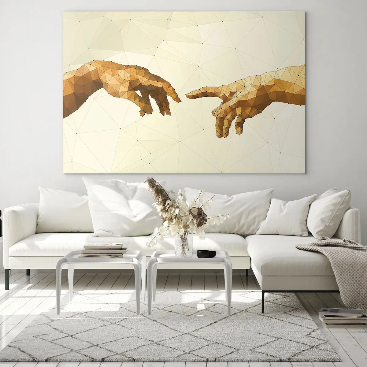 Üveg kép - Isteni geometria - 100x70 cm