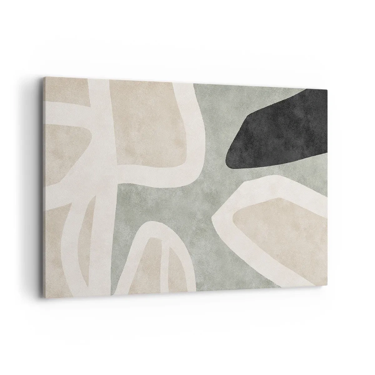 Vászonkép - Kompozíció fekete témával - 100x70 cm