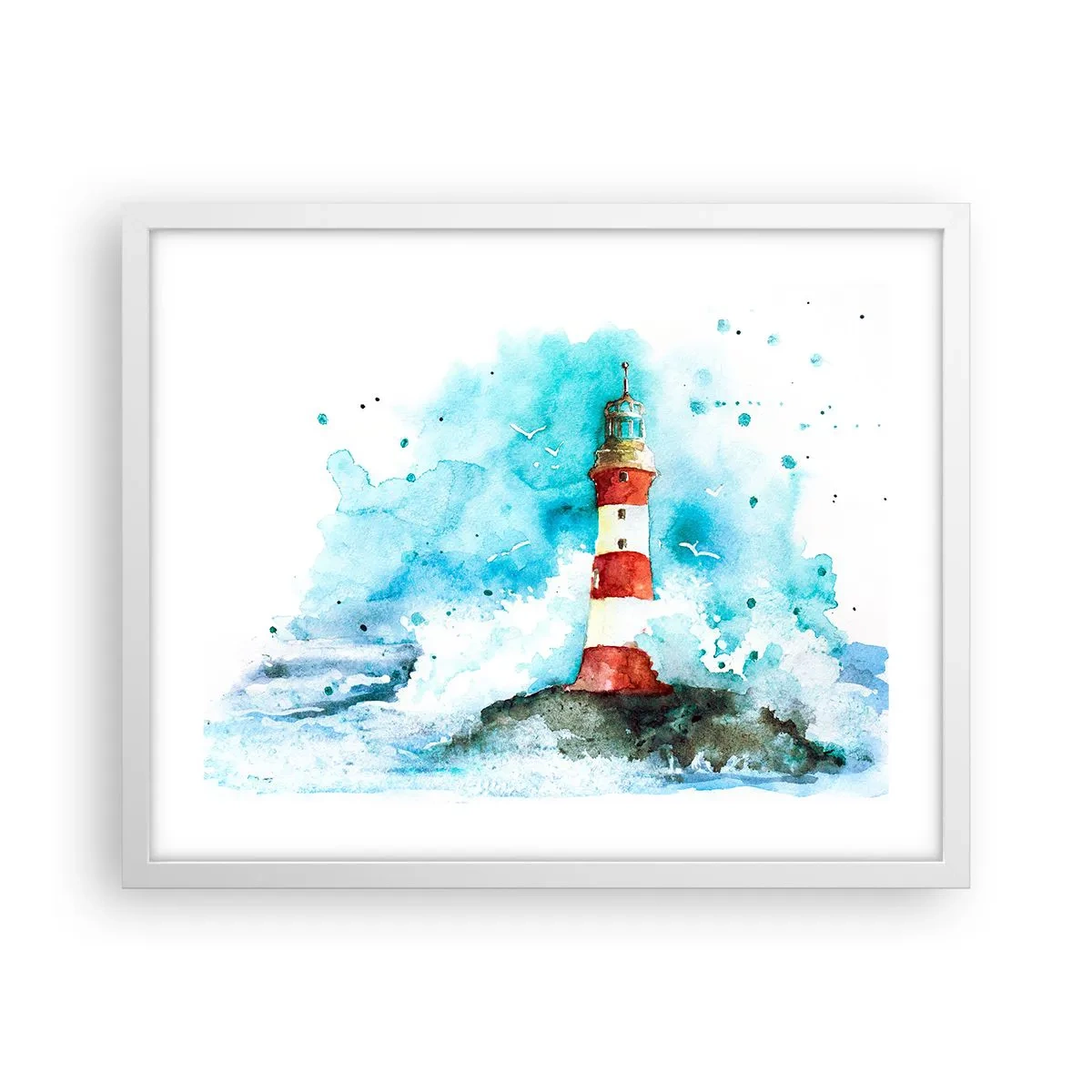 Poszter fekete keretben - Az elemek egysége - 50x40 cm