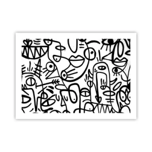 Poszter - Arcok és délibábok - 70x50 cm