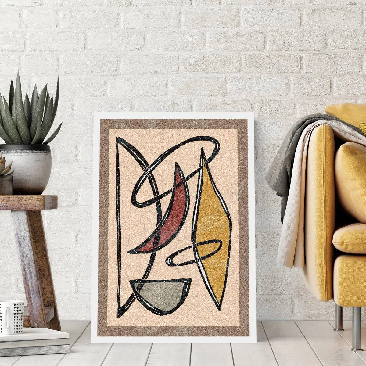 Poszter - Kompozíció - ívek és oválisok - 61x91 cm