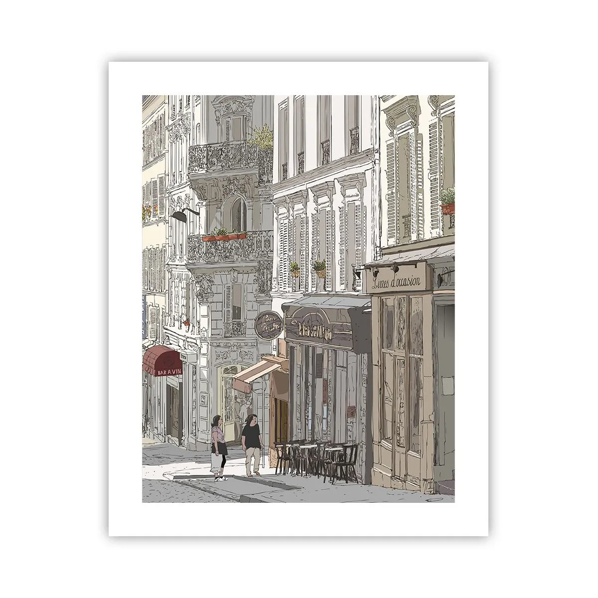 Poszter - Városi örömök - 40x50 cm