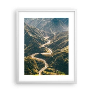 Poszter fekete keretben - A hegyek szívéből - 40x50 cm