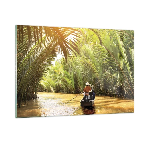 Üveg kép - A pálma kanyonban - 120x80 cm