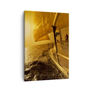 Vászonkép - Arany este egy színes nap után - 50x70 cm