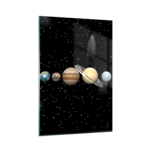 Üveg kép - És a bolygók őrülnek, őrülnek... - 80x120 cm