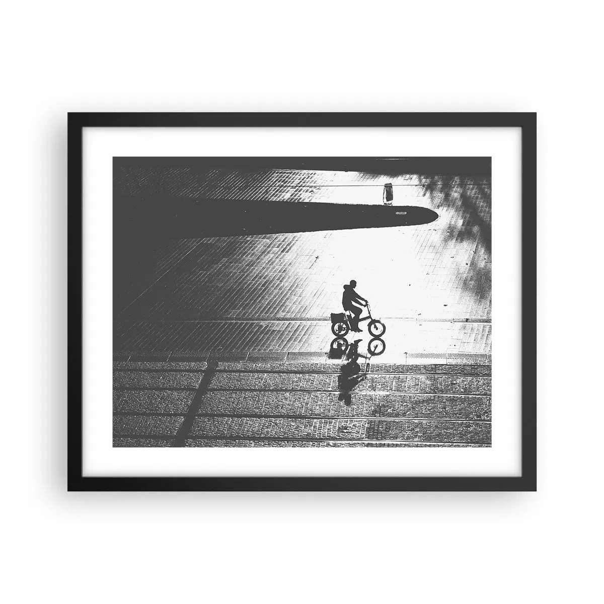 Poszter fehér keretben - Előre, a városon keresztül - 50x40 cm