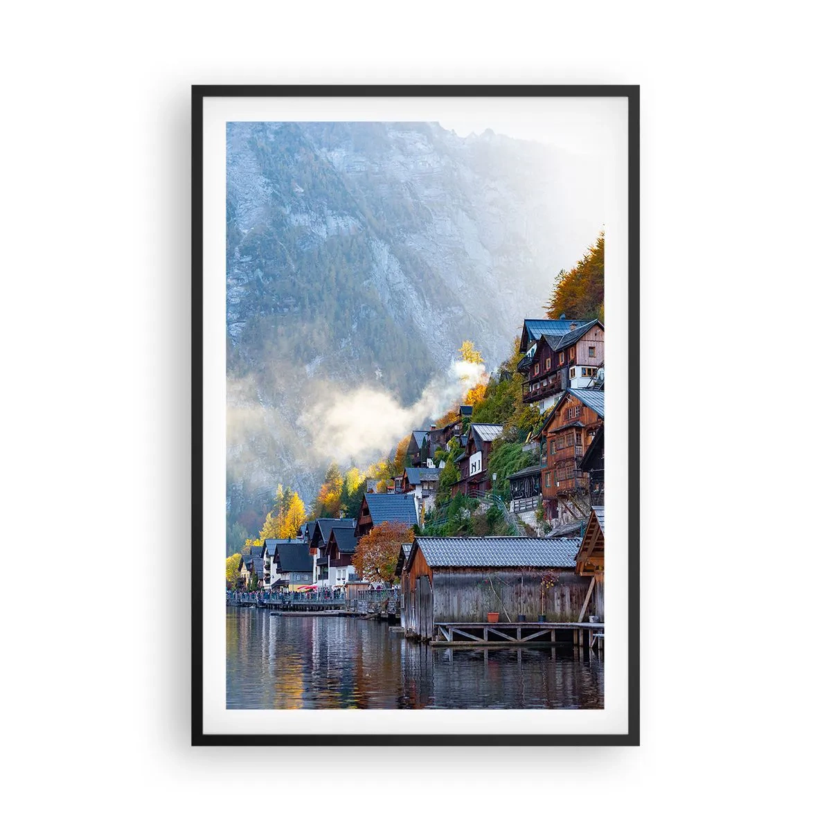 Poszter fehér keretben - Alpesi éghajlatra - 61x91 cm
