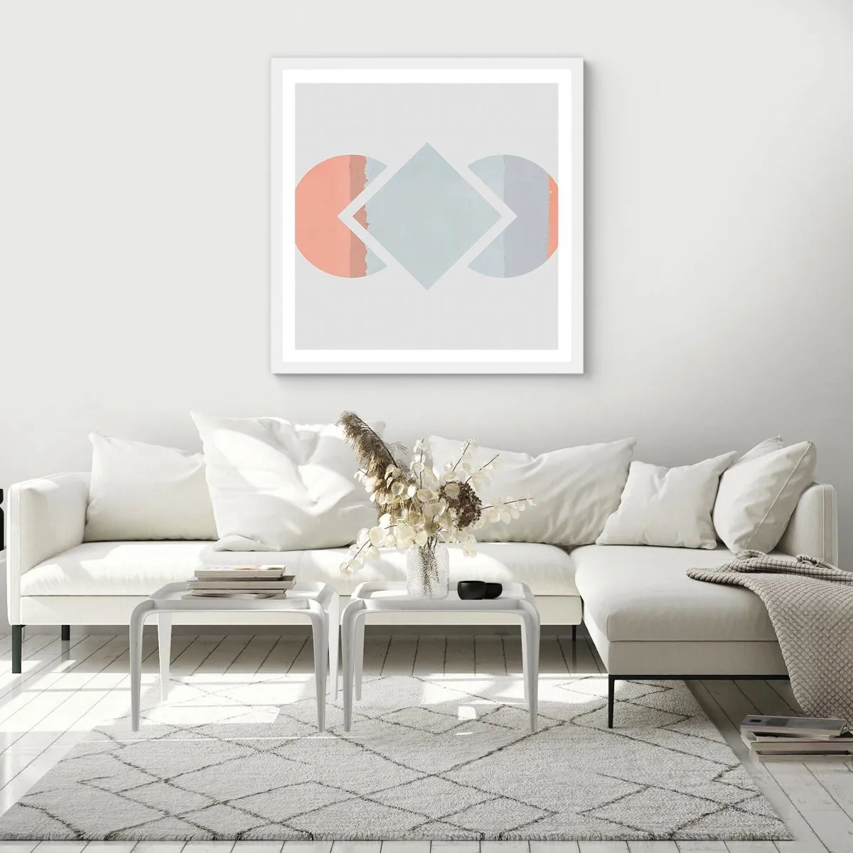 Poszter fekete keretben - A helyzet egyértelmű - 30x30 cm