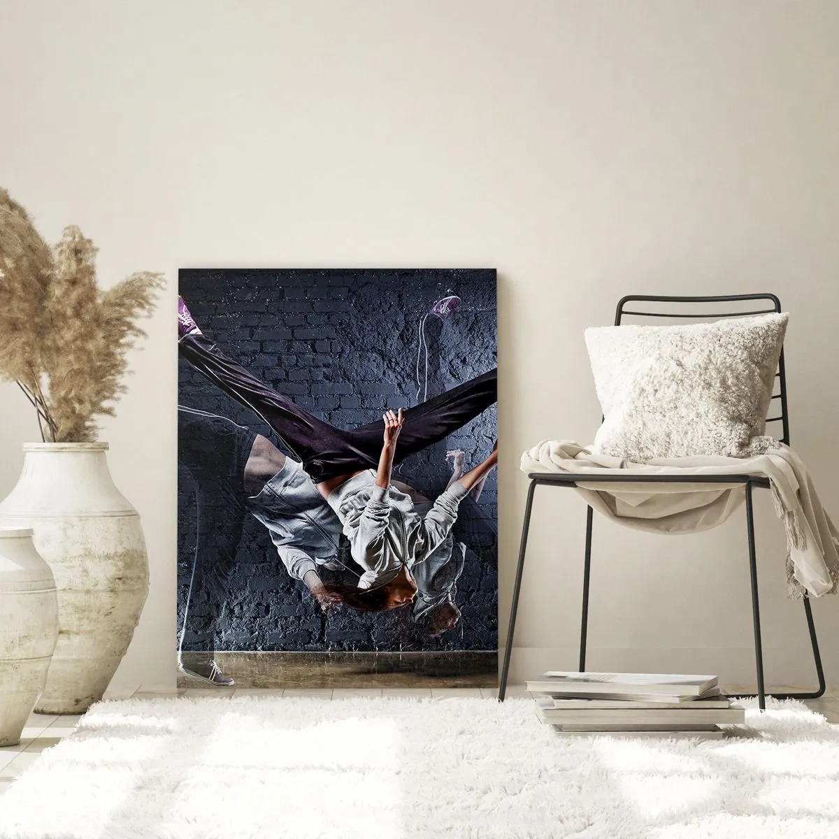 Üveg kép - Utcai sztár - 50x70 cm