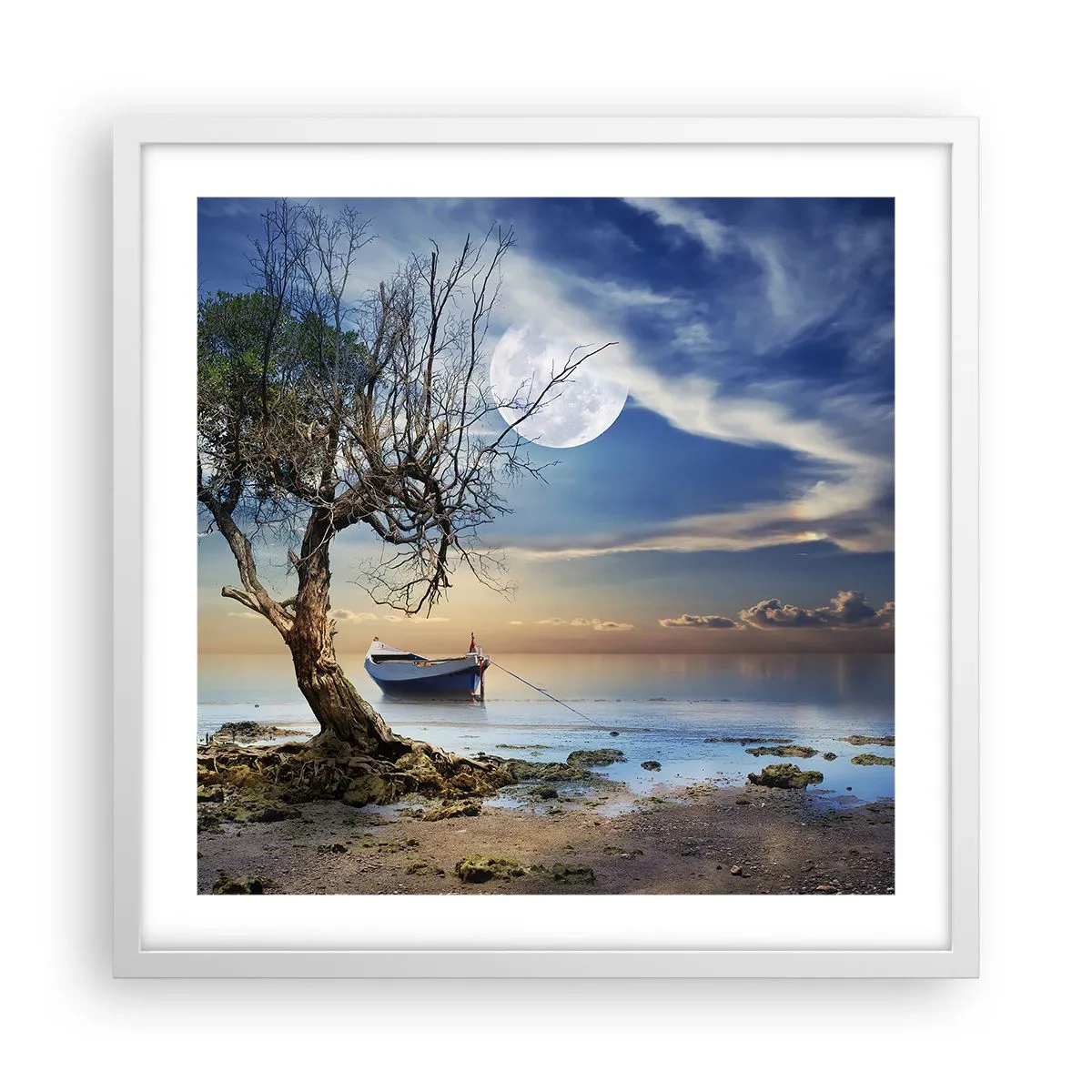 Poszter fekete keretben - Ez a vég vagy a kezdet? - 50x50 cm