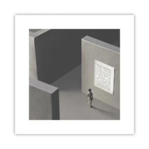 Poszter - De én hol vagyok? - 30x30 cm