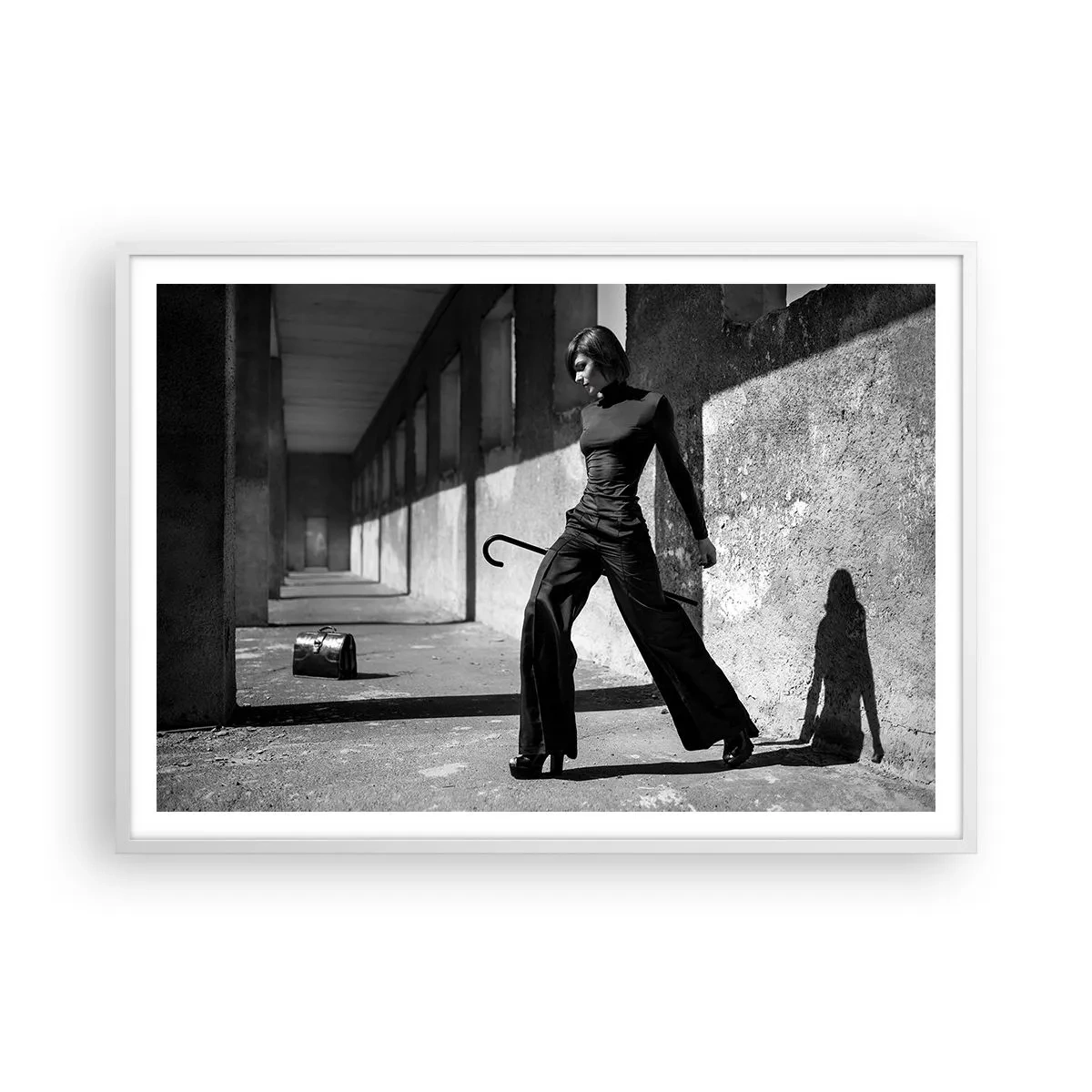 Poszter fekete keretben - Városi elegancia - 100x70 cm