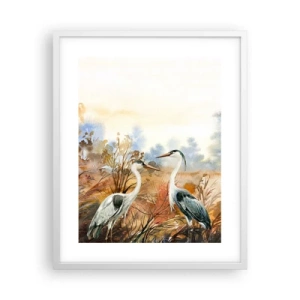 Poszter fekete keretben - Hová ősszel? - 40x50 cm